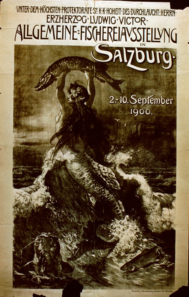 Exposition générale des pêcheries à Salzbourg, 1900 - German School