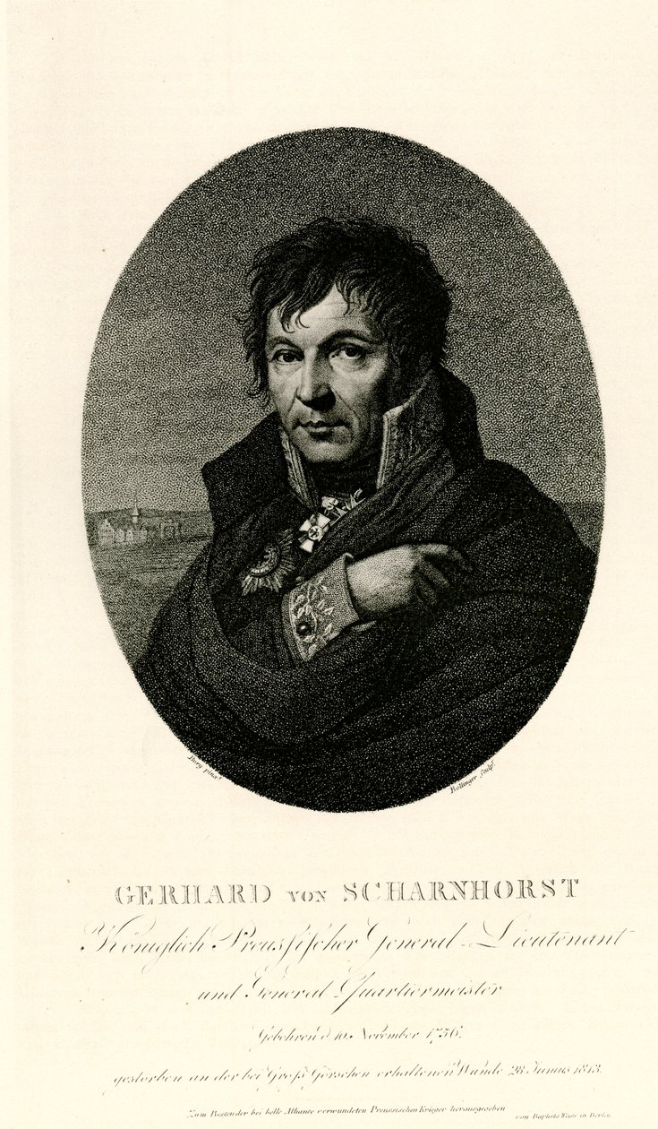 Gerhard Johann David von Scharnhorst, 1884-90 - German School