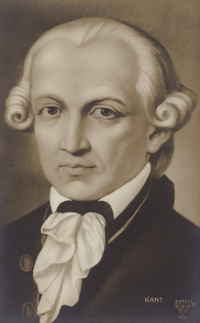 Immanuel Kant (litho) - German School