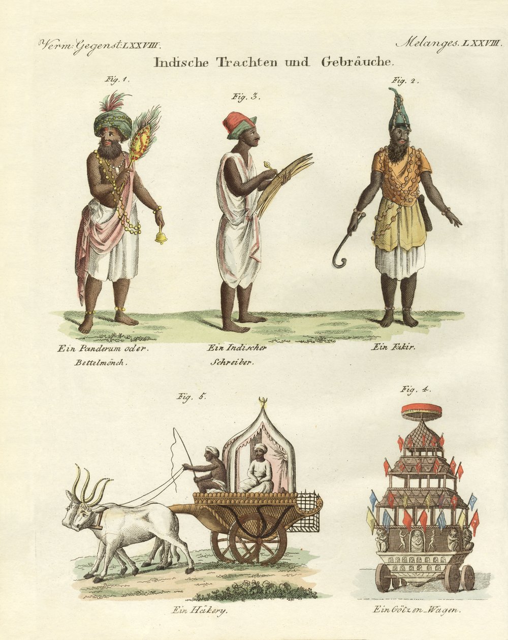 Costumes indiens - German School