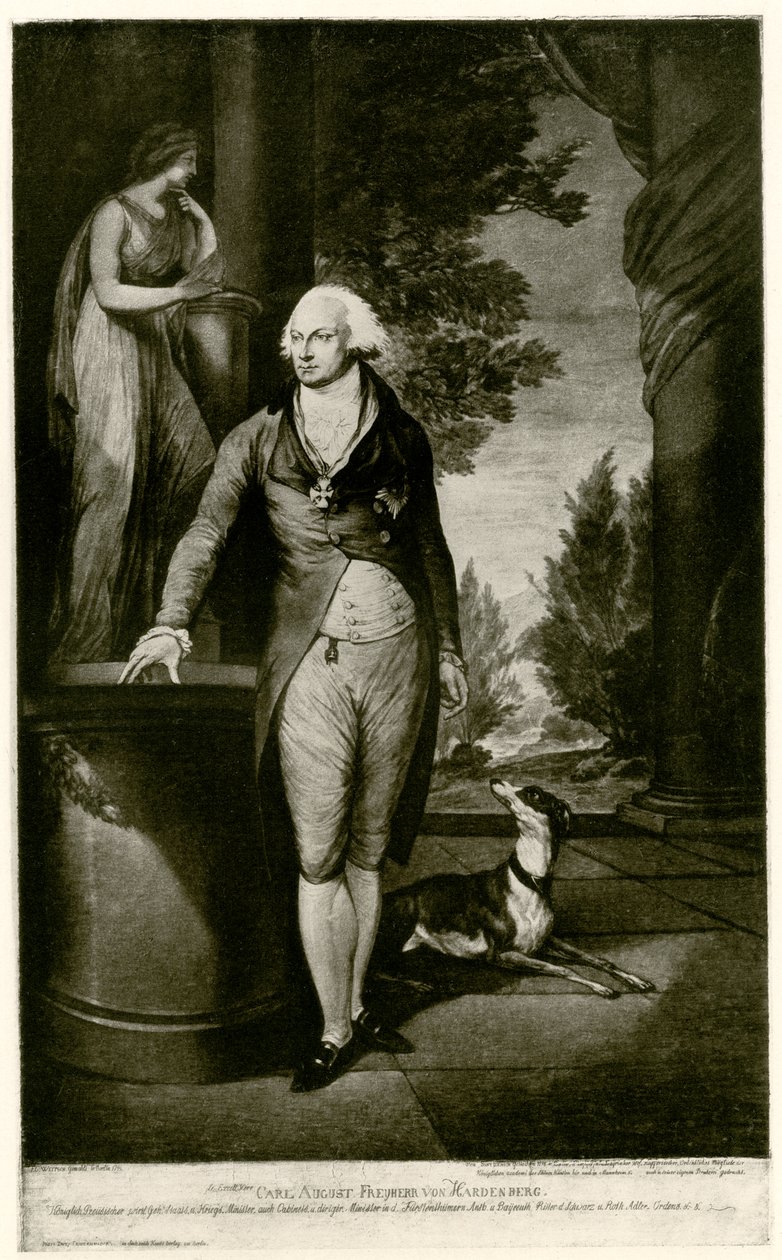 Karl August Fürst von Hardenberg - German School