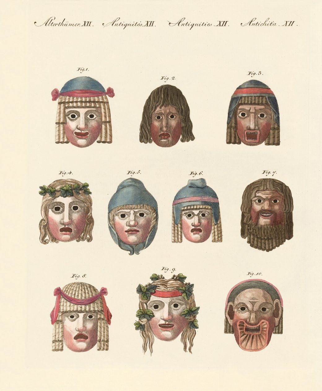 Masques des anciens - German School