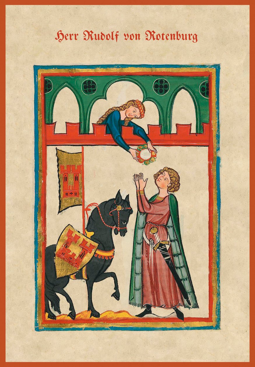 Livre de chants médiévaux (vélin) - German School