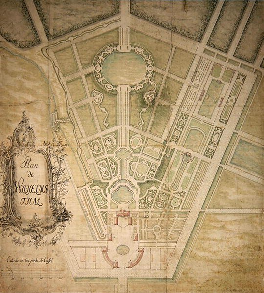 Plan de Wilhelmsthal - German School