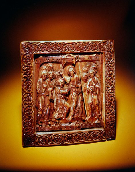 Plaque avec Saint Thomas incrédule, vers 1140-60 - German School