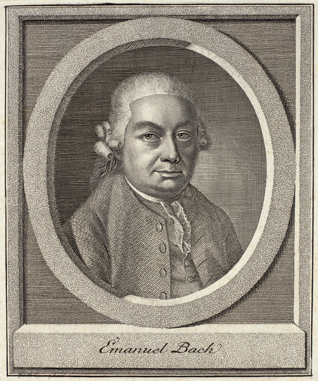 Portrait de Carl Philipp Emanuel Bach (1714-88) - German School