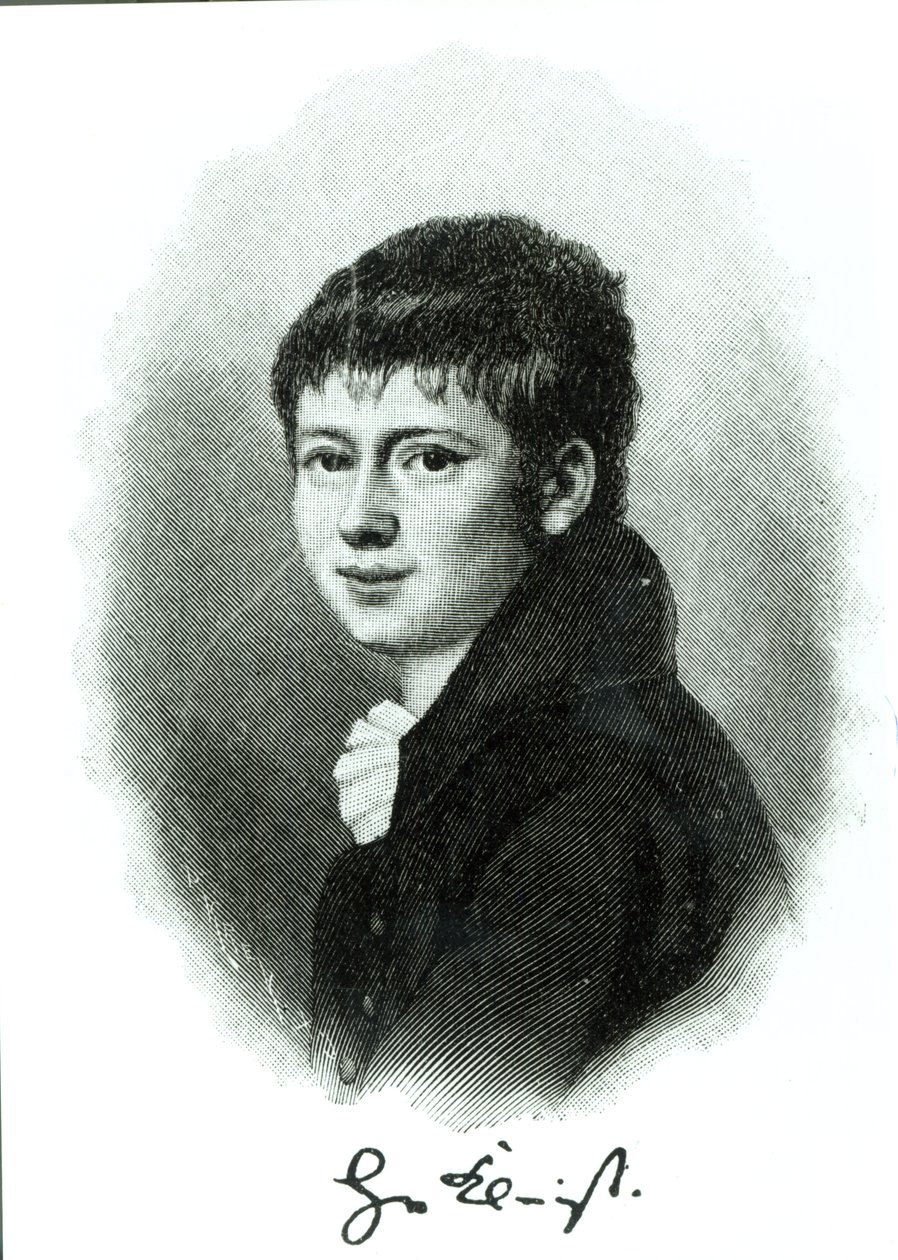 Portrait de Heinrich von Kleist enfant - German School