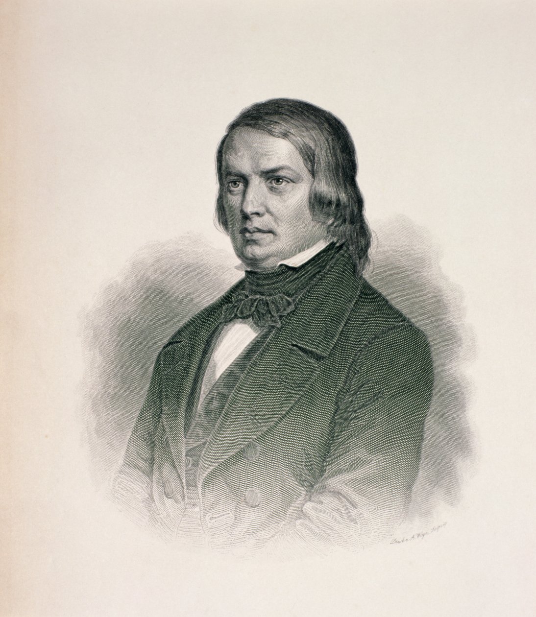 Portrait de Robert Schumann (1810-56) - German School