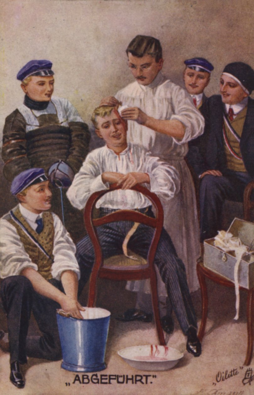Supprimé (lithographie couleur) - German School