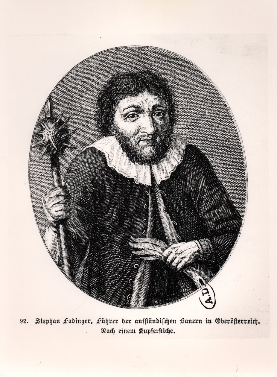 Stephan Fadinger (d.1626), chef de la révolte paysanne autrichienne (1625-1626) - German School