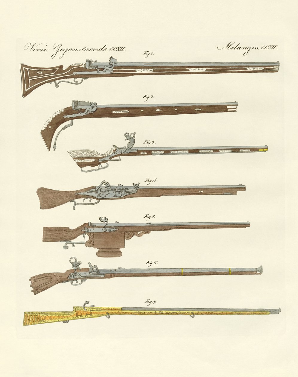 Étranges fusils à feu - German School