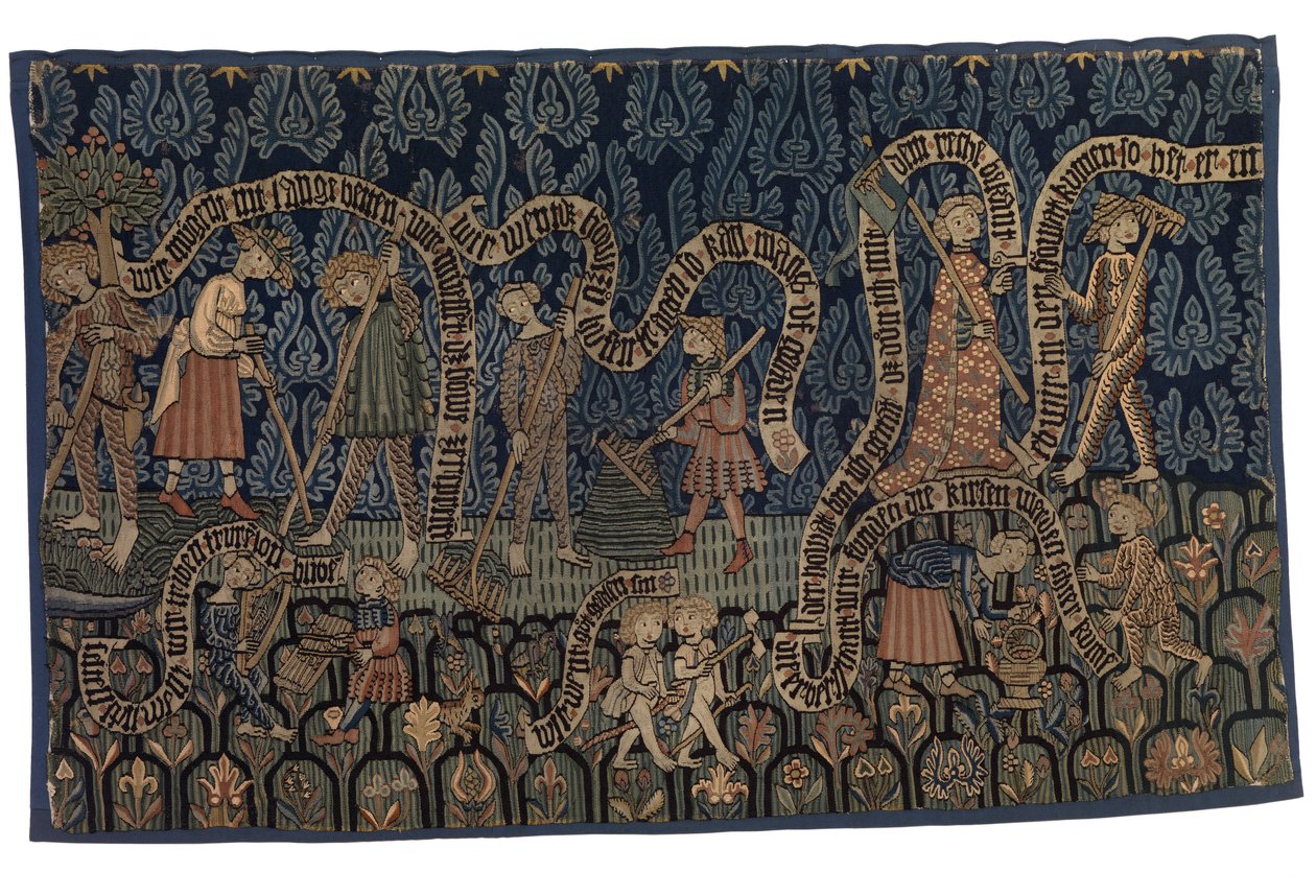 Tapisserie illustrant le mois de juillet, vers 1400-25 - German School