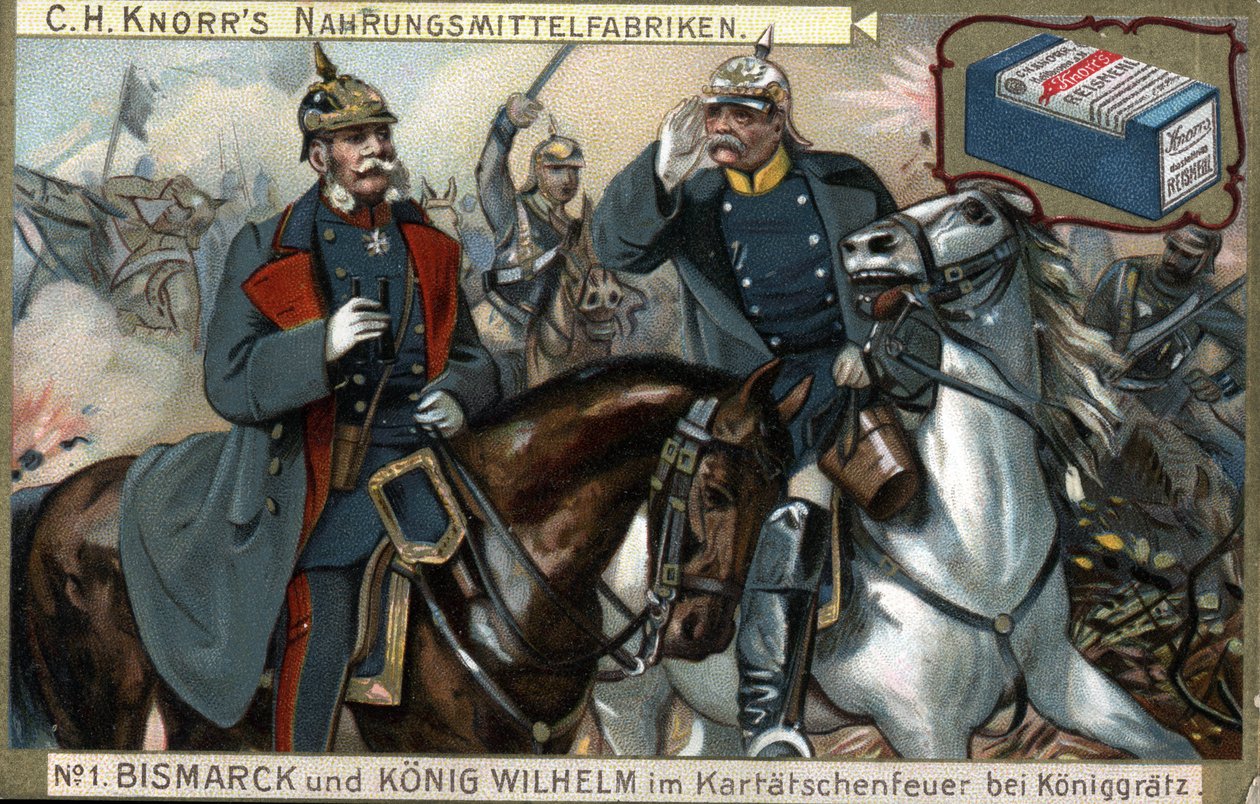 La bataille de Sadowa (également connue sous le nom de Königgrätz, 3 juillet) - German School