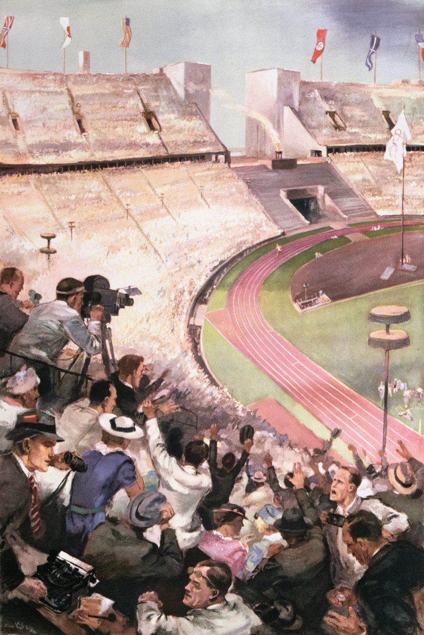 Les Jeux olympiques de Berlin, de Berliner Illustrite Zeitung, 1936 - German School