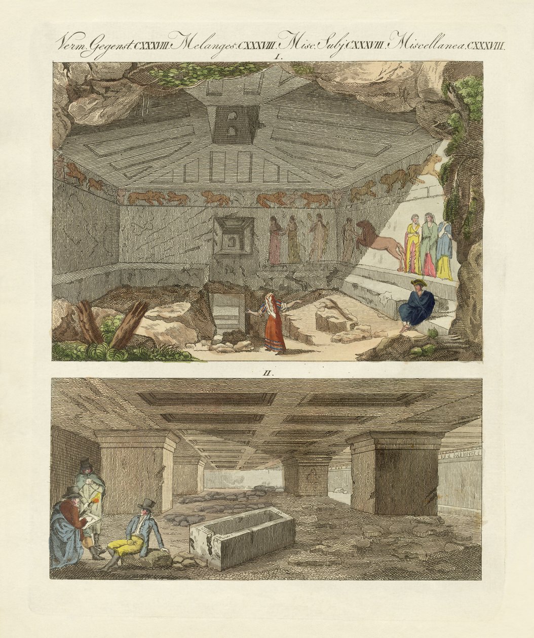 Les catacombes étrusques dans la vieille ville de Tarquinia - German School