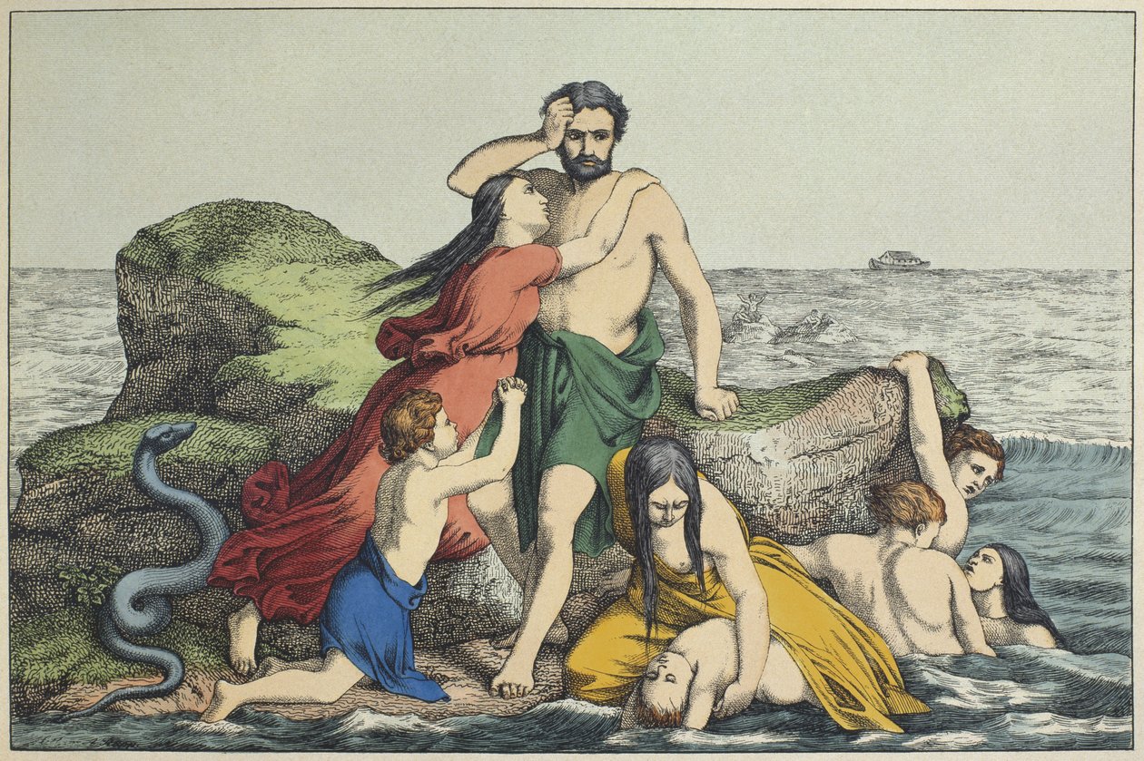 Le Déluge, illustration de L