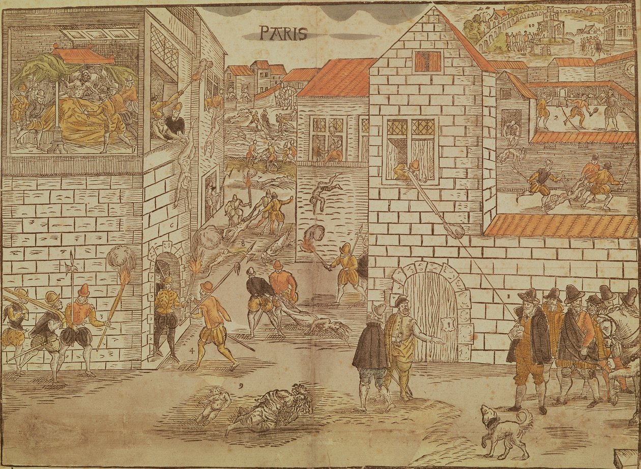 Le Massacre de la Saint-Barthélemy - German School