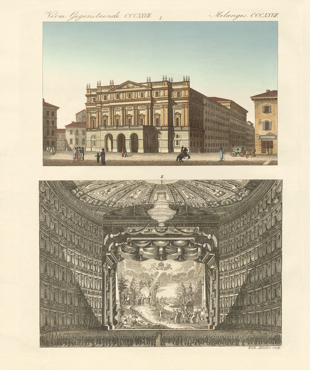 Le théâtre Della Scala à Milan - German School
