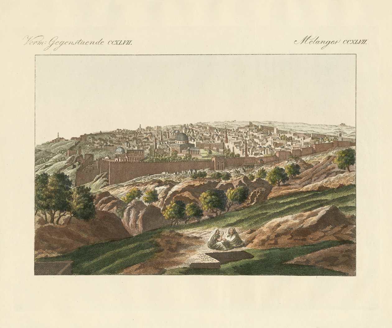 Vue de Jérusalem - German School