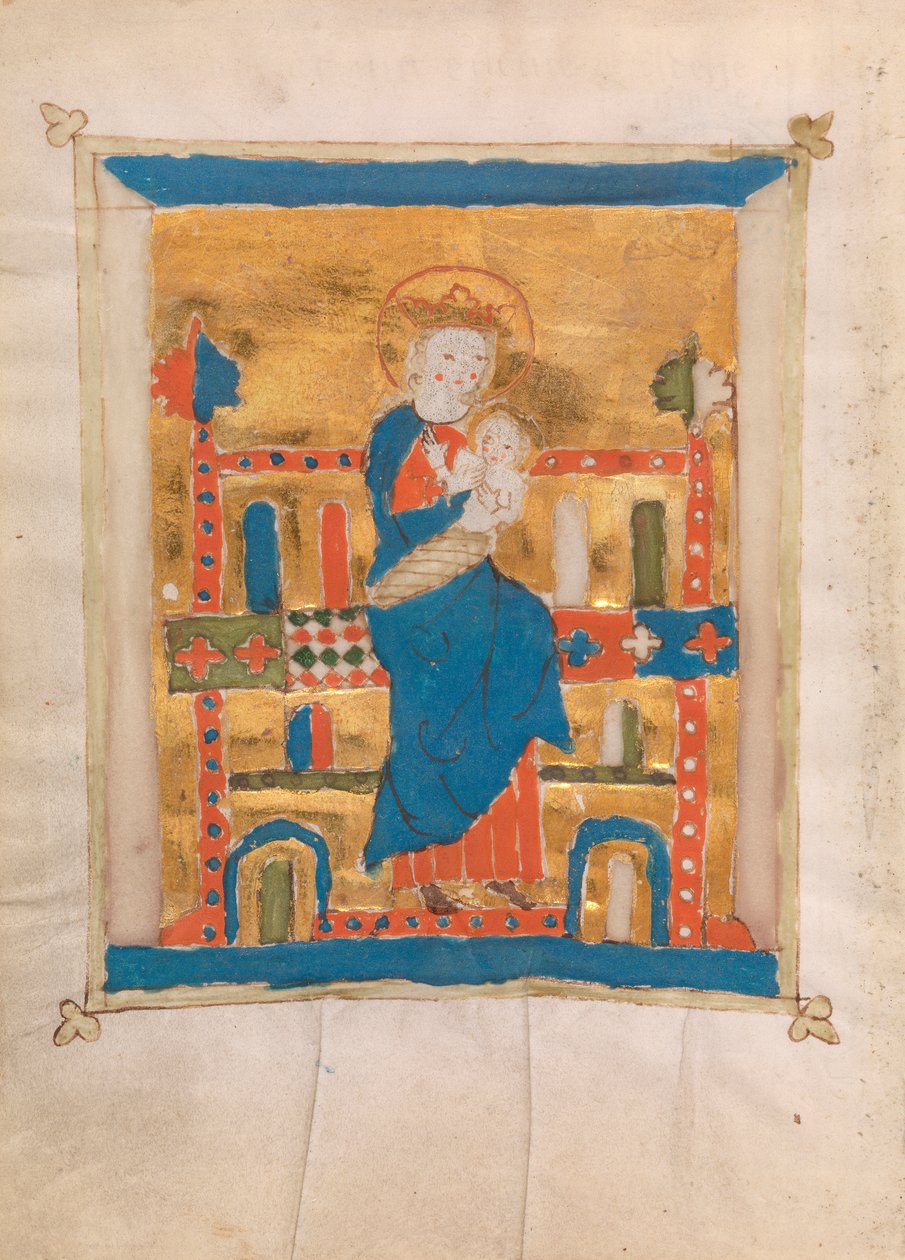 Vierge et enfant, 1400 - German School