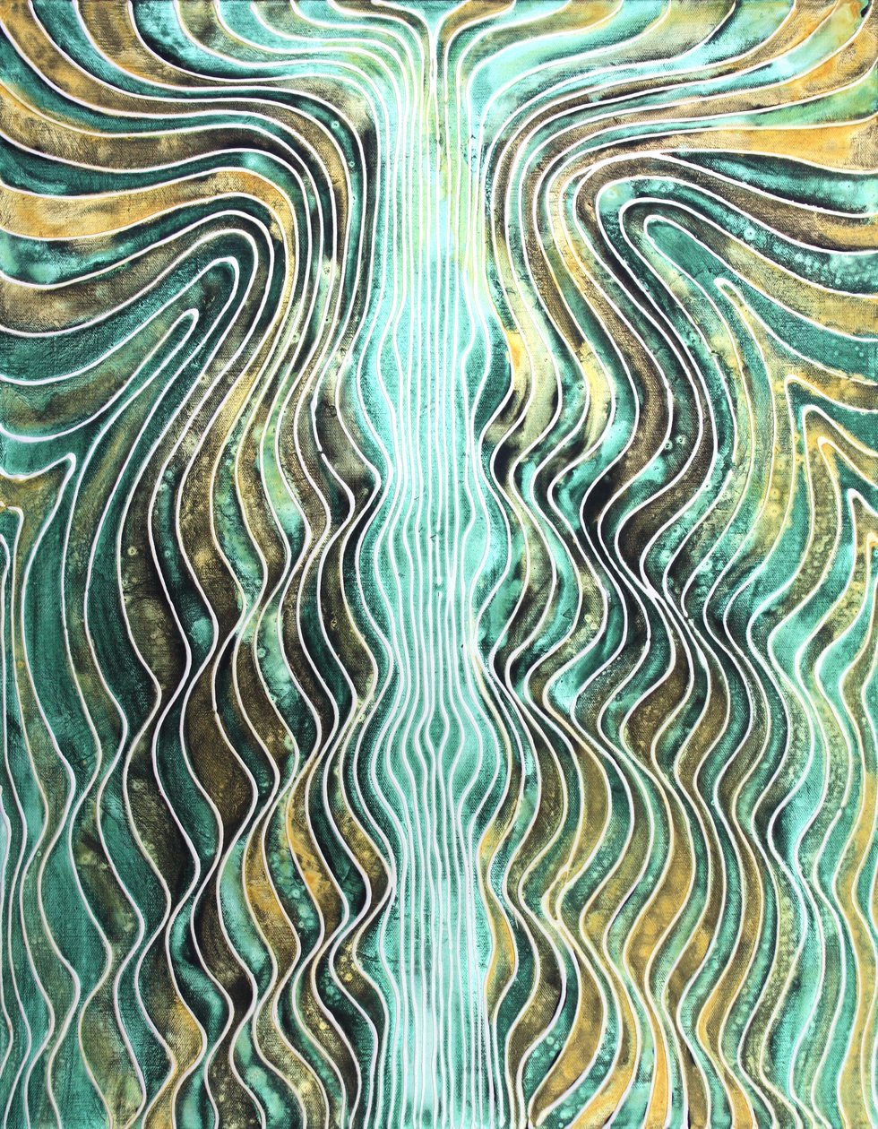 Voyage 272, 2010 (acrylique sur toile) - Gerrit Greve