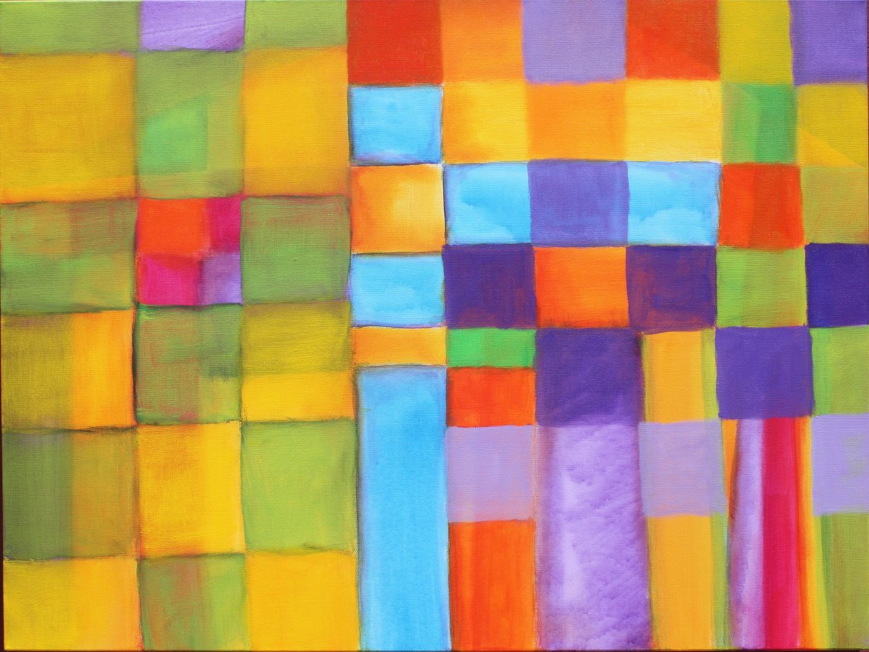 Structure 31, 2022 (acrylique sur toile) - Gerrit Greve