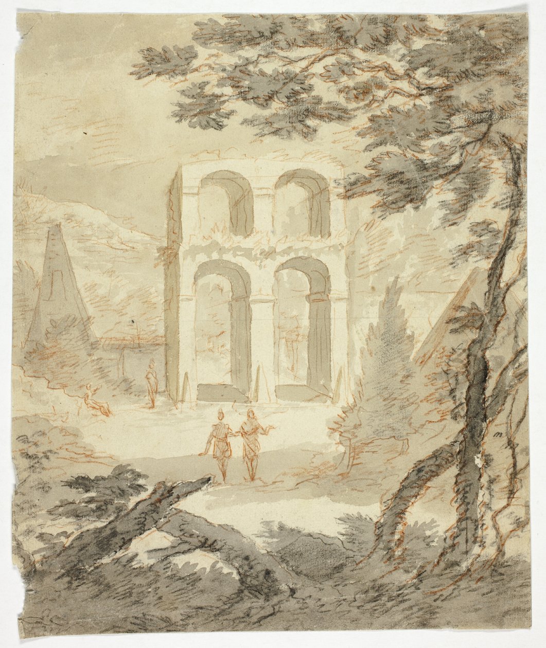 Figures parmi les ruines classiques - Gerrit Rademaker