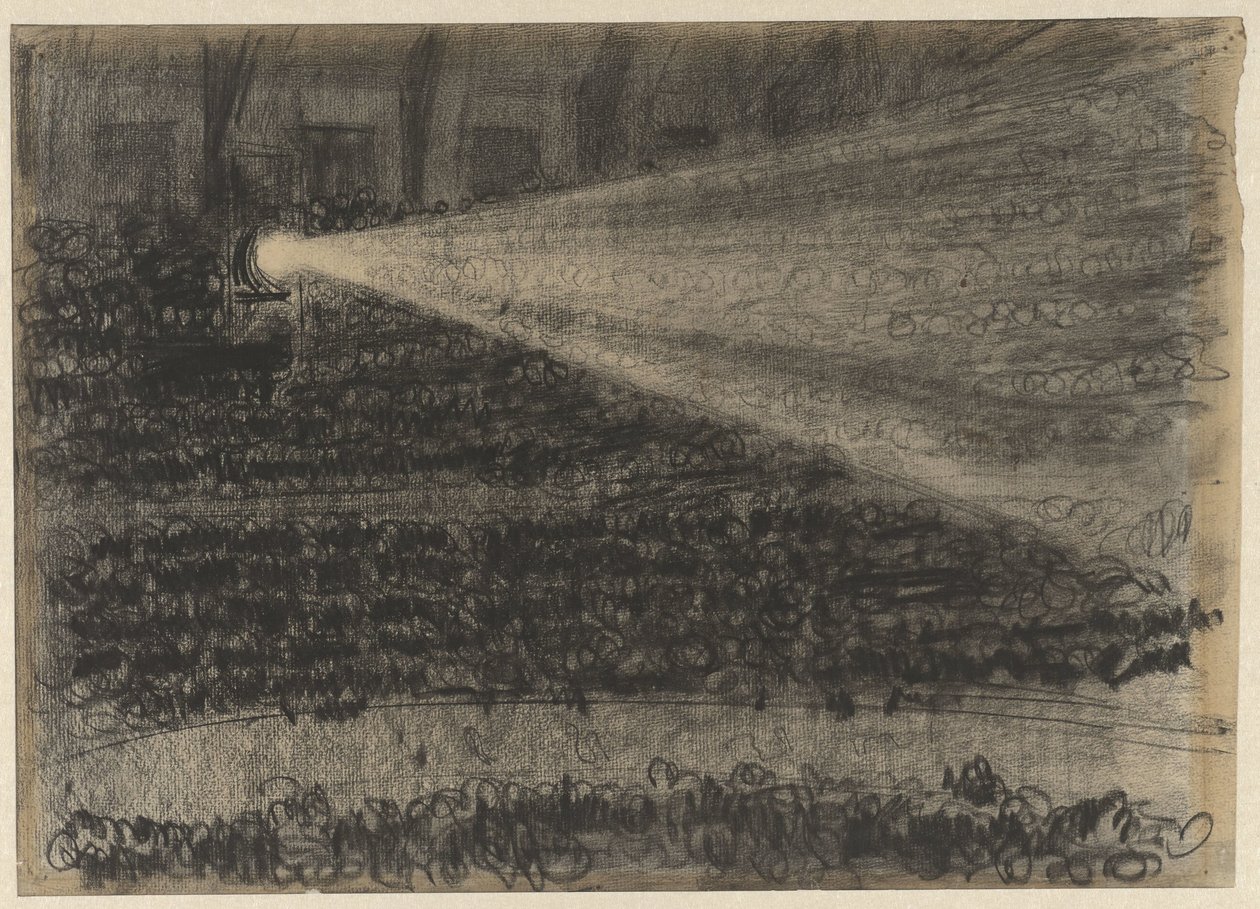 Projecteur sur les spectateurs des tribunes du Cirque Carré - Gerrit Willem Dijsselhof