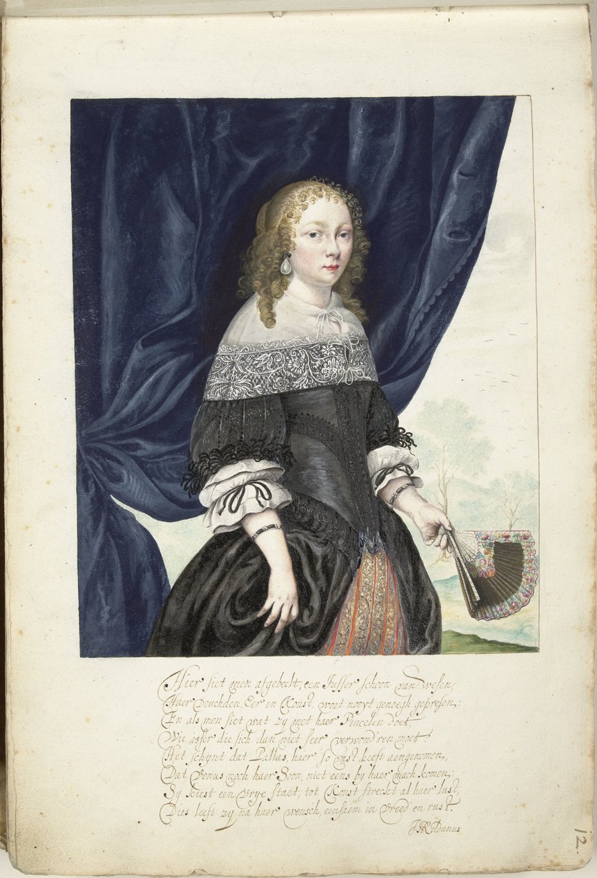 Autoportrait (détail) - Gesina ter Borch
