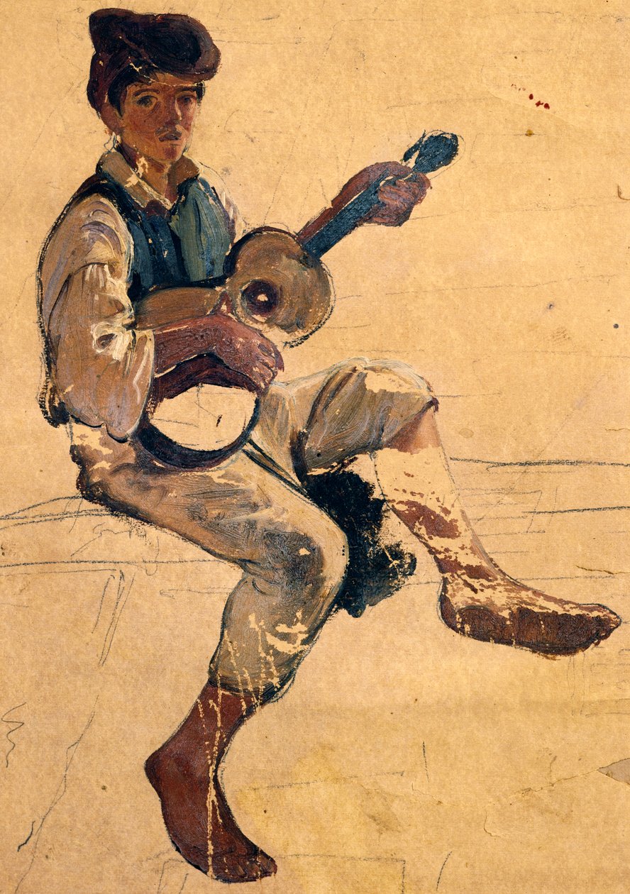 Le guitariste - Giacinto Gigante