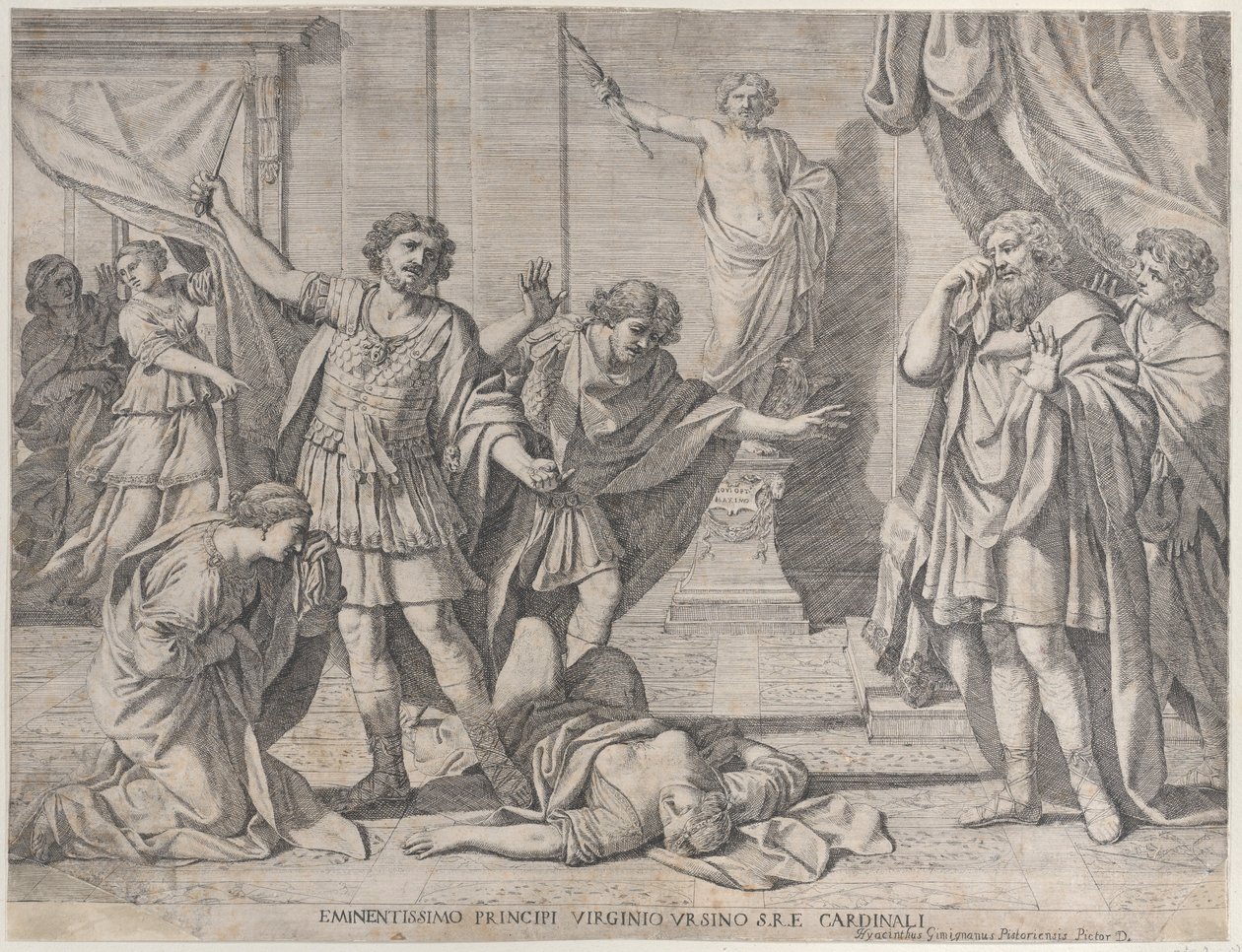 La Mort de Virginie, 1630-1680 - Giacinto Gimignani