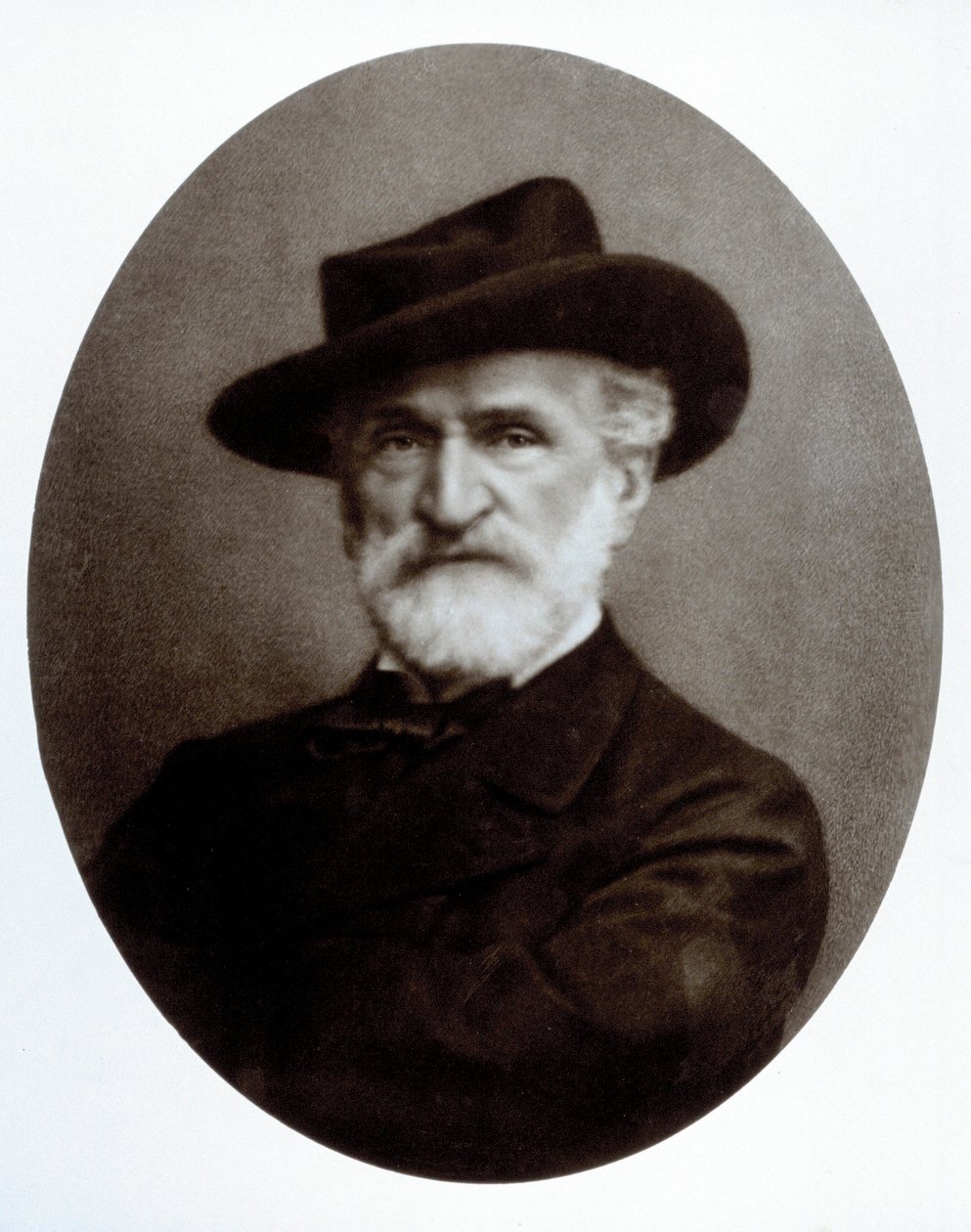 Portrait de Giuseppe Verdi - Giacomo Brogi
