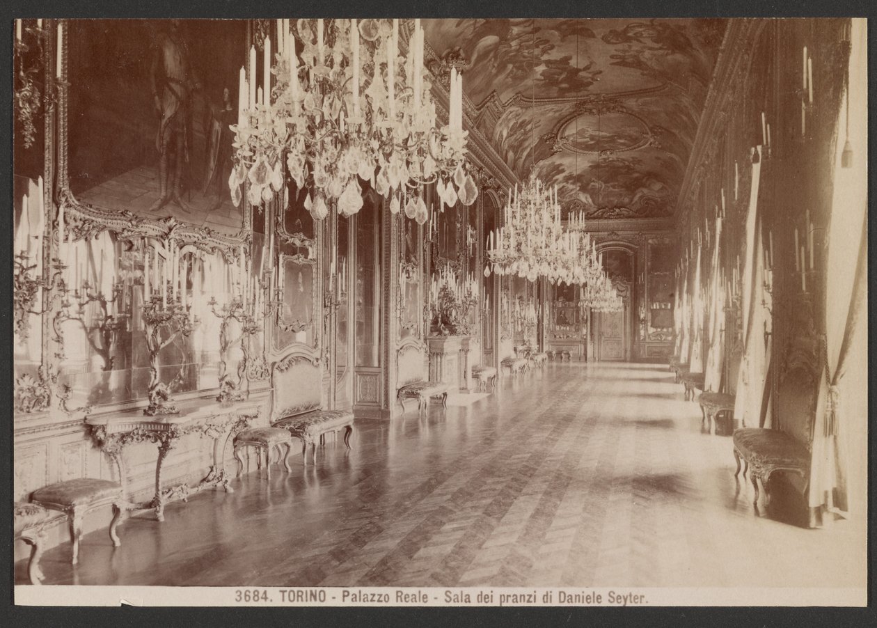 Turin - Palais Royal - Salle à manger de Daniele Seiter - Giacomo Brogi
