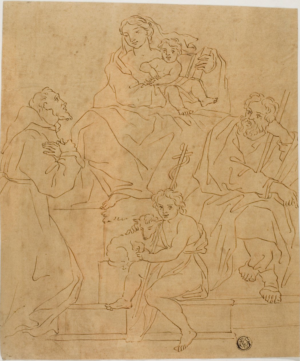 Sainte Famille avec Saint François d