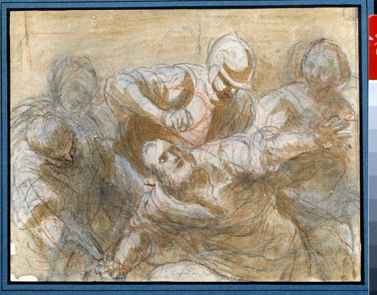 Samson capturé par les Philistins - Giacomo Cavedone