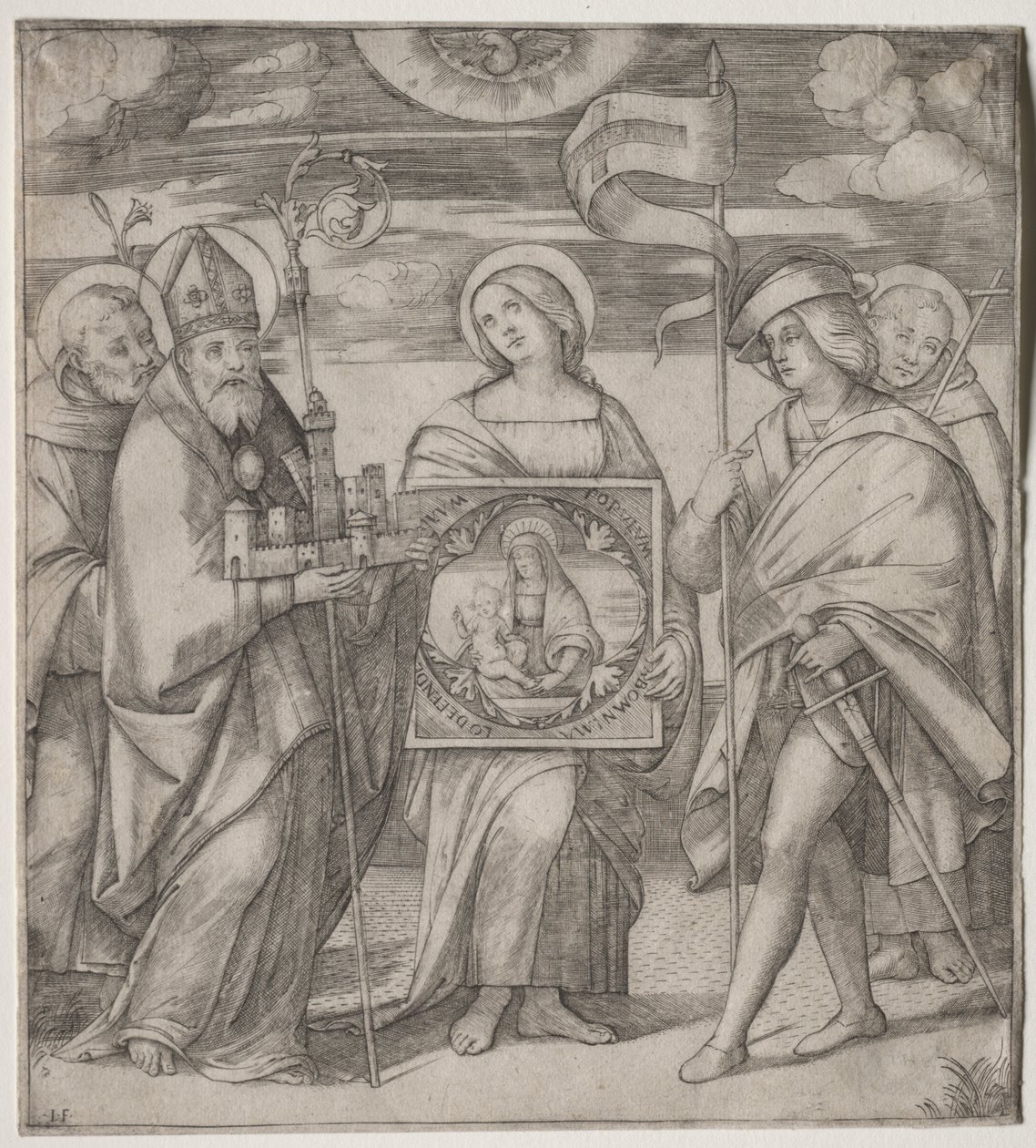 Saints Patrons de Bologne - Giacomo Francia
