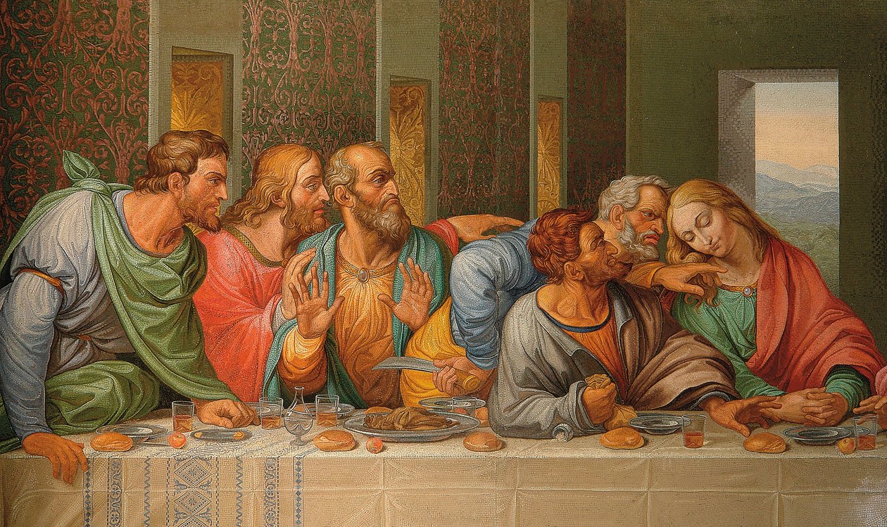 Table en micromosaïque, Rome, fin XVIIIe siècle - Giacomo Raffaelli
