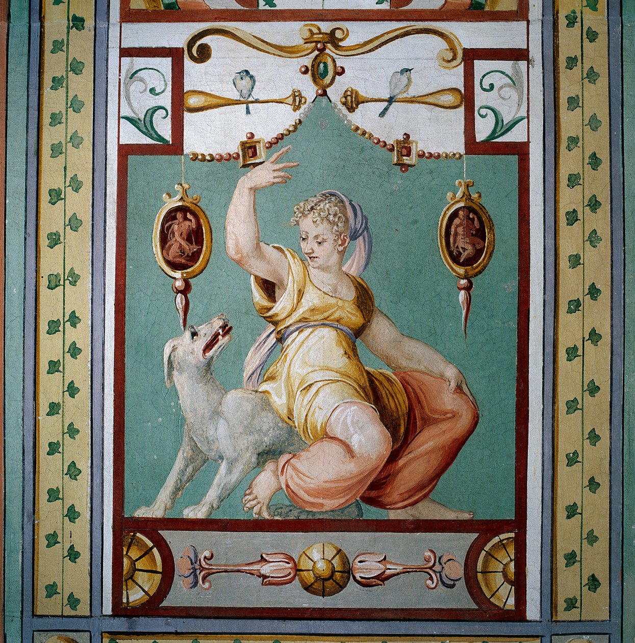 Allégorie de la Fidélité (fresque) - Giallo Fiorentino