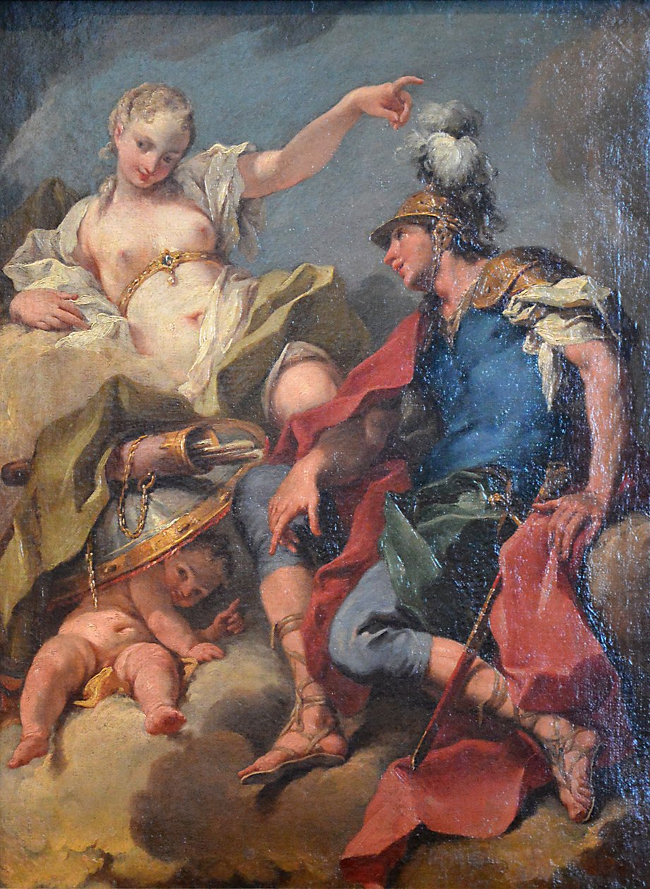 Mars et Vénus - Giambattista Pittoni