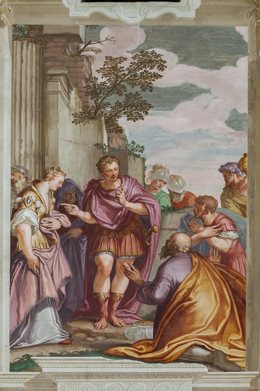 La clémence de Scipion, Salle principale, c.1565 - Giambattista Zelotti