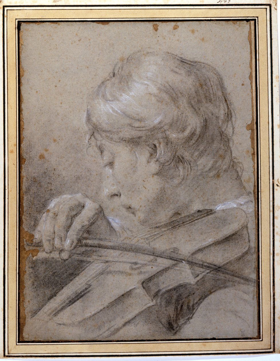 Le violoniste. Milan, Brera. - Giambattista Piazzetta