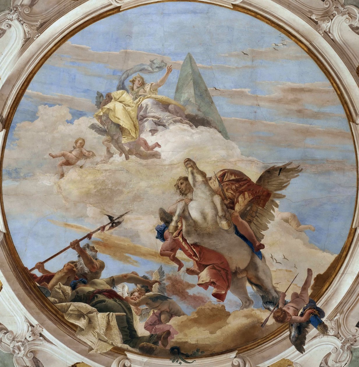Bellérophon sur Pégase, vers 1746 - Giambattista Tiepolo