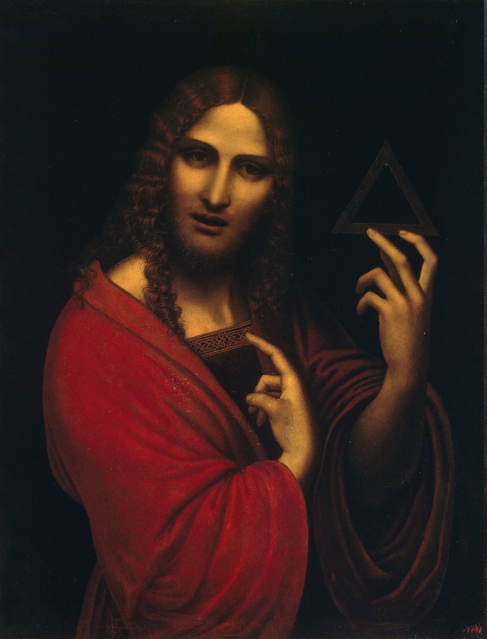 Christ avec le symbole de la Trinité, première moitié du 16ème siècle - Giampietrino