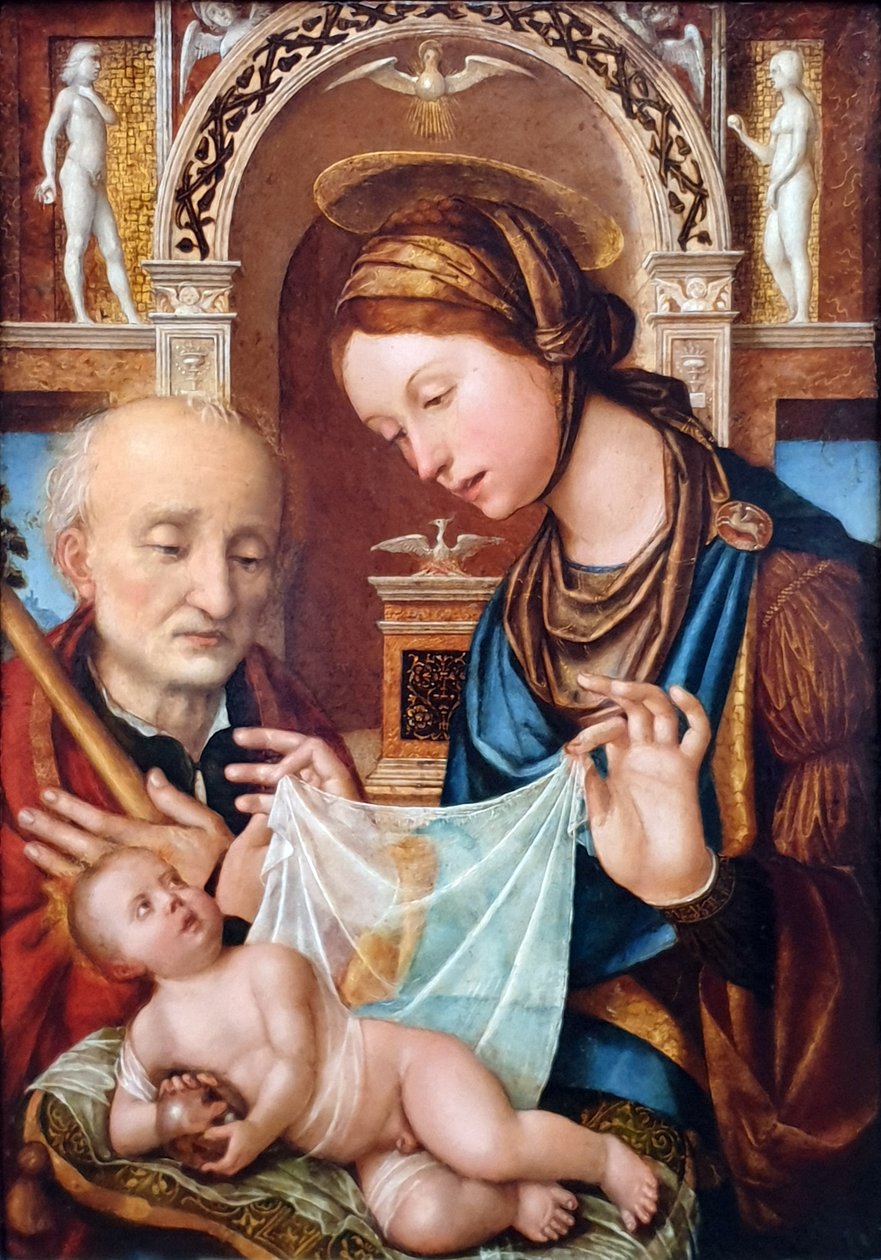 French : La Sainte Famille The Holy Family - Gian Francesco de Maineri