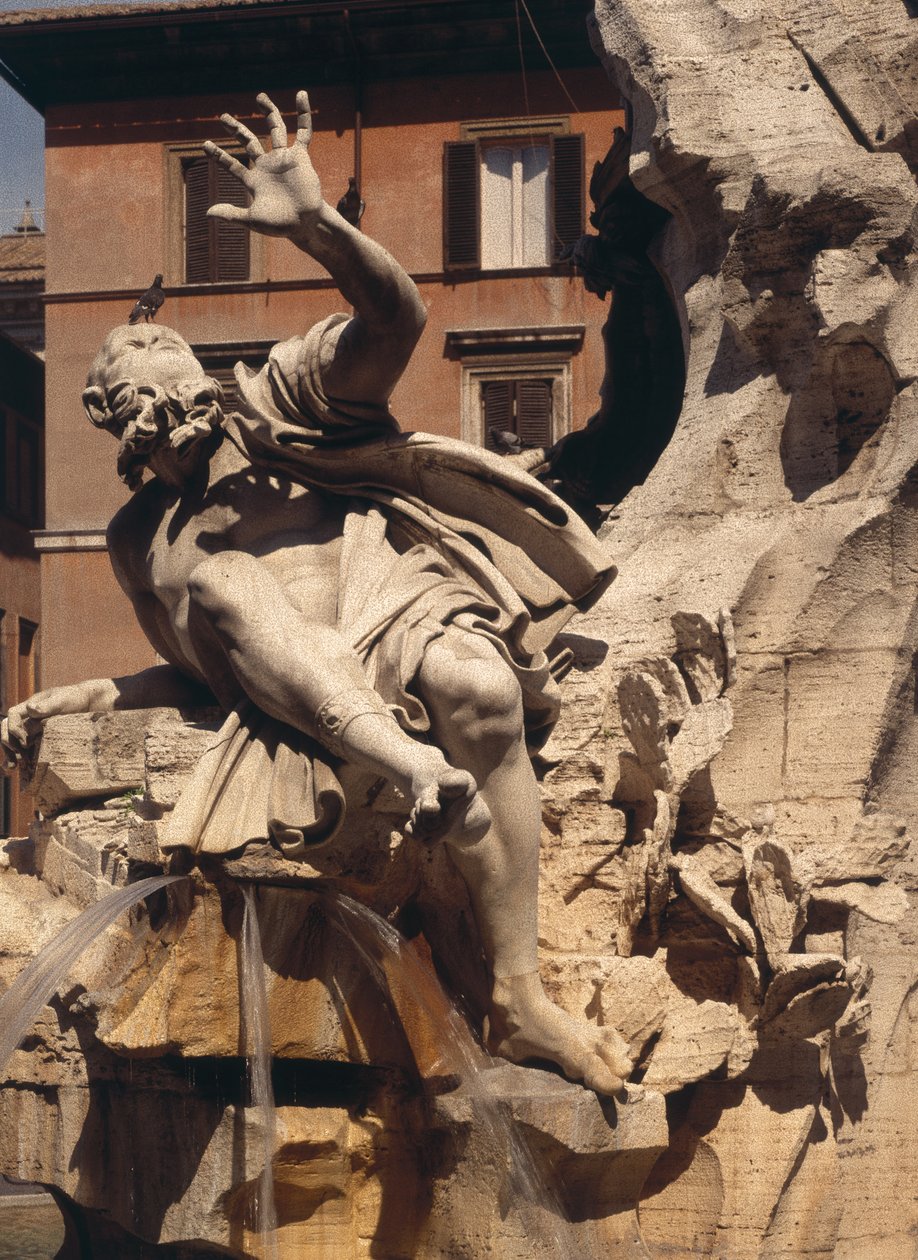 La Fontaine des Quatre-Fleuves (détail) - Gian Lorenzo Bernini