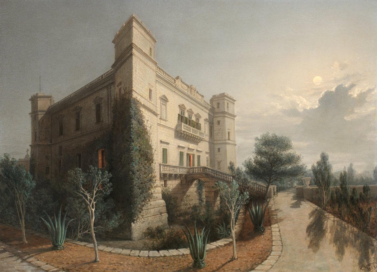 Palais de Verdala, 1888 - Giancinto Gianni