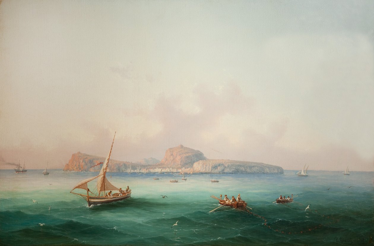 Vue de Capri, 1868 - Giancinto Gianni