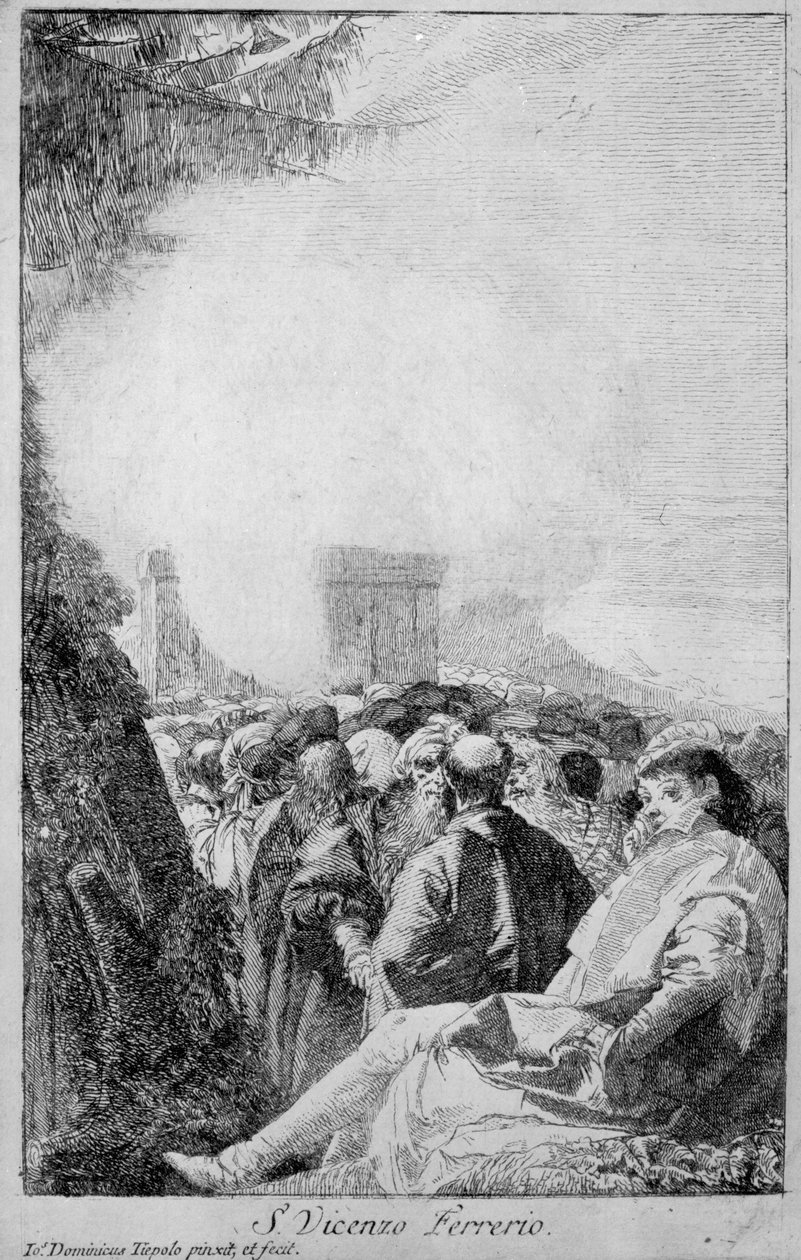 Saint Vincent Ferrier, 1750-80 - Giovanni Domenico Tiepolo
