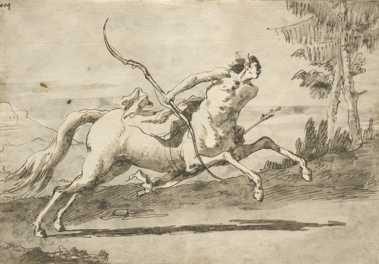 Centaure galopant - Giovanni Domenico Tiepolo