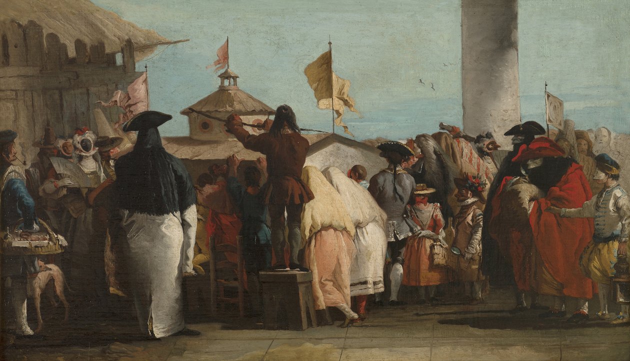 Mondo Novo, vers 1764-1765 - Giovanni Domenico Tiepolo